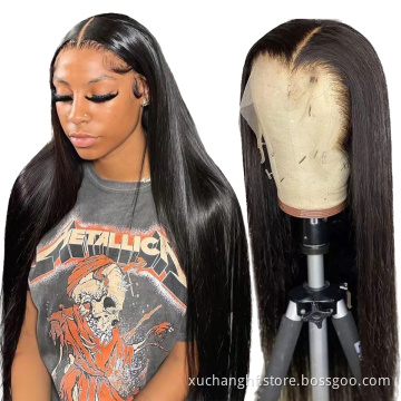 Hot Selling Human HD Lace Body Wave Full Virgin Brazilian Cuticle Aligned Lace Front Human Hair Wig
